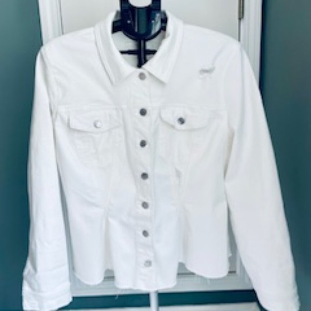 Maurices White Denim Jean Jacket - Picture 4 of 7